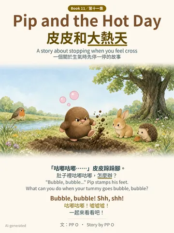 Cover of Pip and the Hot Day / 皮皮和大熱天