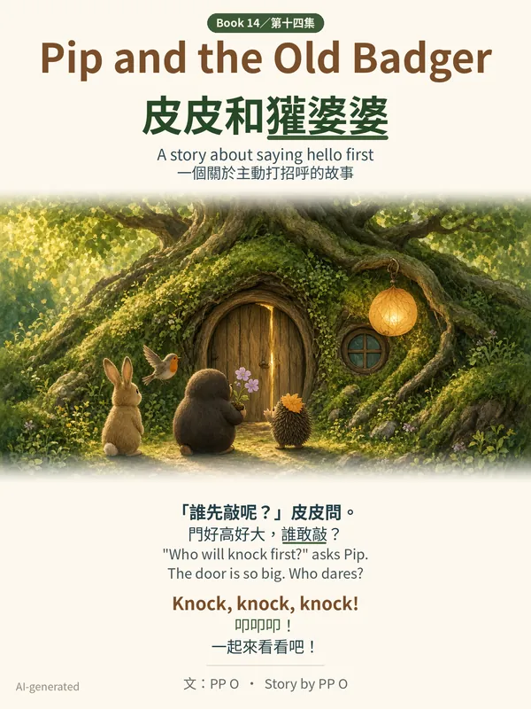 Cover of Pip and the Old Badger / 皮皮和獾婆婆