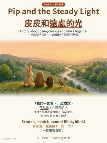 Cover of Pip and the Steady Light / 皮皮和遠處的光