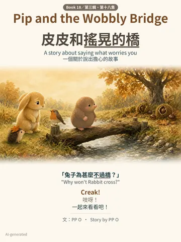 Cover of Pip and the Wobbly Bridge / 皮皮和搖晃的橋